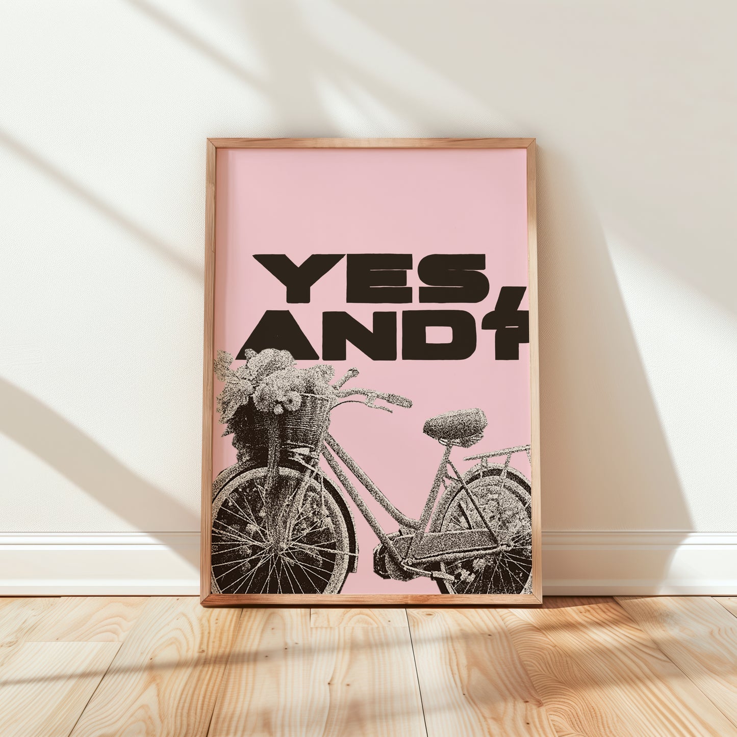 Retro Yes And Poster