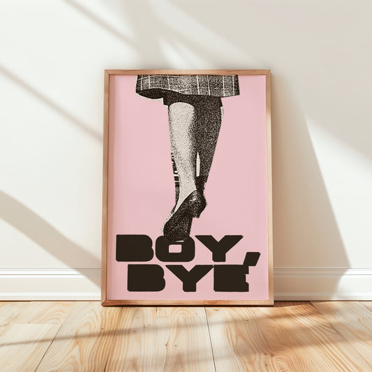 Retro Boy, Bye Poster