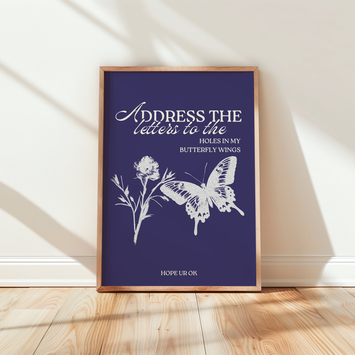 Retro Hope Ur Ok Poster